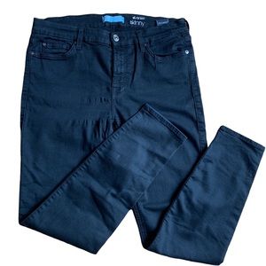 7 for all mankind Black Skinny Jeans